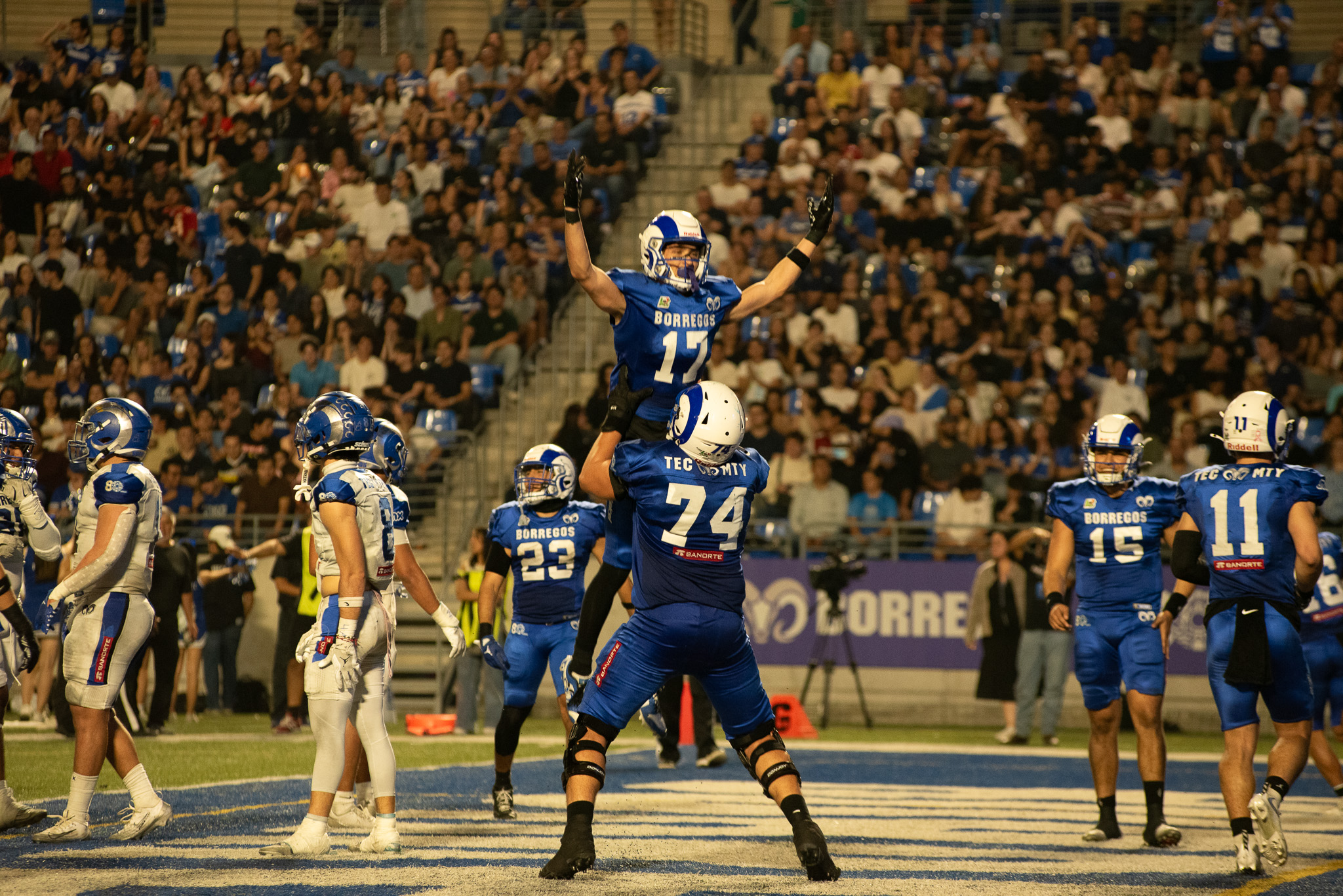 Celebración touchdown — Borregos TEC MTY
